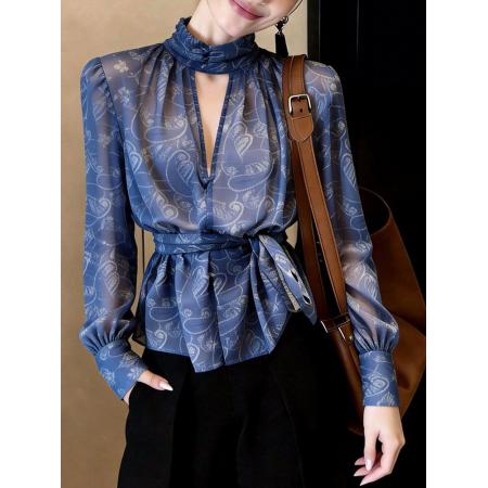 BY16181# 独特漂亮超好看上衣女春季新款法式设计感小众时尚气质女装 服裝批發女裝批發服飾貨源