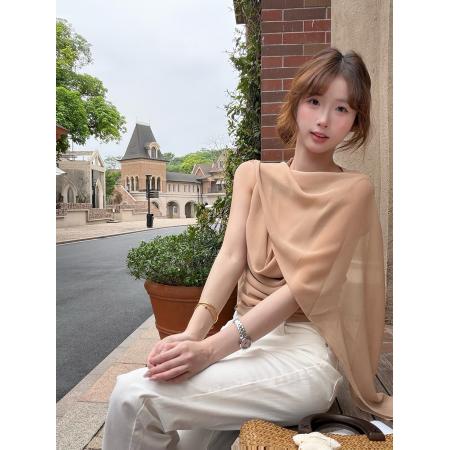 BY16204# 设计感简约气质上衣女春天ootd穿搭小衫绝美巨好看衬衣 服裝批發女裝批發服飾貨源