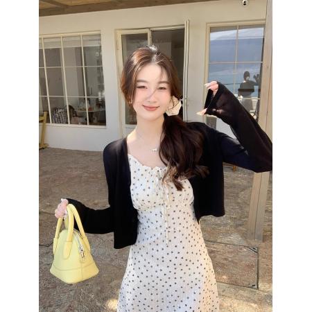 BY16288# 小外搭罩衫开衫女配吊带新款夏日轻薄针织外套防晒上衣 服裝批發女裝批發服飾貨源