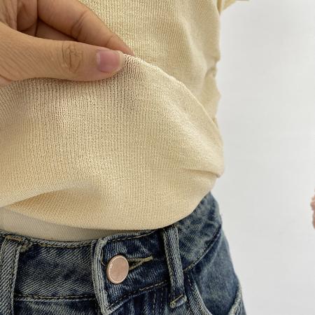 BY16290# 夏季新款韩版褶皱翻边一字领紧身显瘦纯色短款露肩针织小衫 服裝批發女裝批發服飾貨源