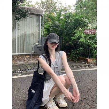 BY16399# 原版质量甜辣妹学院风套装女夏蕾丝拼接T恤花苞半裙两件套潮 服裝批發女裝批發服飾貨源