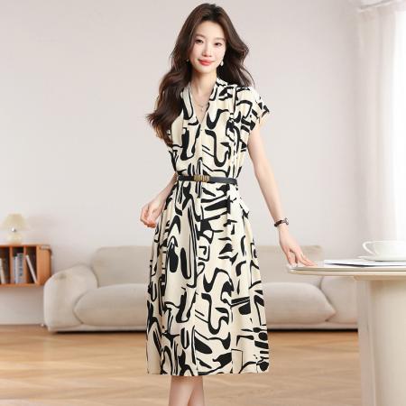 BY16459# 装时尚女装高档女装气质收腰显瘦连衣裙子  服裝批發女裝批發服飾貨源