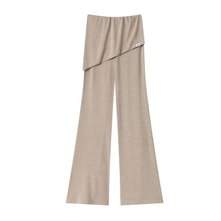 BY16490# 微喇裤女夏季新款屁帘裤垂感高弹修身高腰显瘦运动裤潮  服裝批發女裝批發服飾貨源