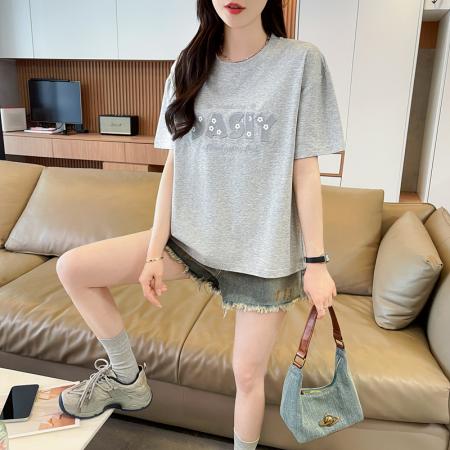 BY16582# 短袖t恤女夏季新款设计感小个子休闲显瘦上衣ins  服裝批發女裝批發服飾貨源