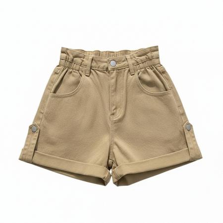 BY16656# 大码直筒裤夏季ins女文艺深色原宿超短裤高腰百搭新款牛仔裤潮流