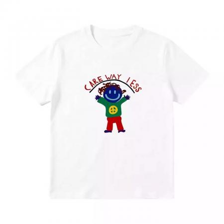 BY16704# 纯棉-棉春夏装短袖T恤女韩版印花