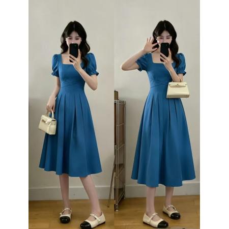 夏季新款大码胖mm时尚气质减龄收腰显瘦连衣裙