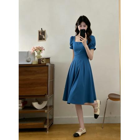 夏季新款大码胖mm时尚气质减龄收腰显瘦连衣裙