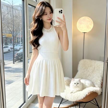 BY17032# 夏季小香风重工针织收腰连衣女轻奢高级感修身包臀吊带裙女  服裝批發女裝批發服飾貨源