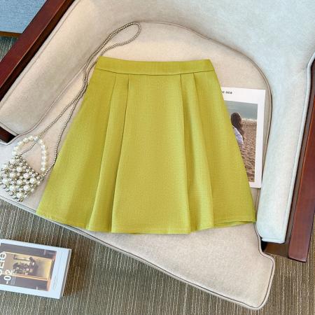 小香风外套短袖套装裙女夏季新款时尚气质减龄显瘦半身短裙两件套  服裝批發女裝批發服飾貨源