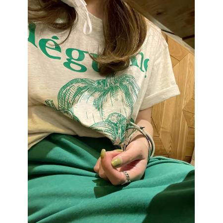 纯棉春夏装短袖T恤女韩版印花  服裝批發女裝批發服飾貨源