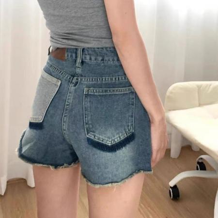 牛仔短裤女装夏季薄款新款宽松网红辣妹显瘦高腰小个子热裤  服裝批發女裝批發服飾貨源