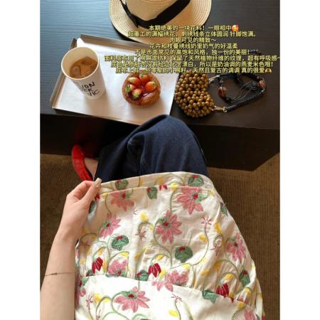 法式甜辣风碎花掐腰露肩上衣女夏季新款外穿小衫设计感小众  服裝批發女裝批發服飾貨源