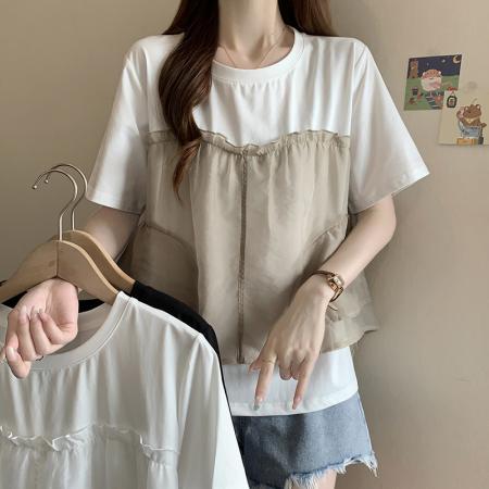 BY17356# 大码胖MM夏...