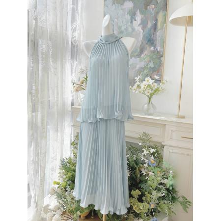 BY17448# 早春上衣新款无袖背心女夏外穿直筒a字半身裙套装 服裝批發女裝批發服飾貨源