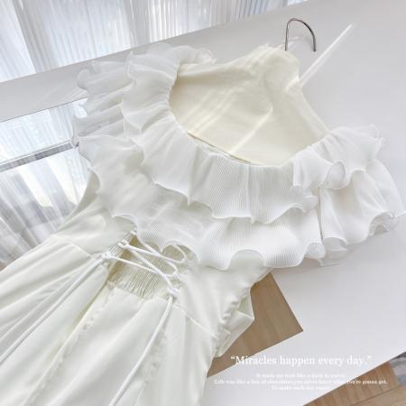 BY17449# 从一时刻呼吸决定纯欲风缎面鱼尾连衣裙一裙多穿高级晚礼长裙 服裝批發女裝批發服飾貨源