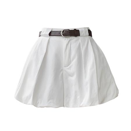 女团报道美式辣妹半身裙女夏高腰花苞裙黑色短裙 服裝批發女裝批發服飾貨源