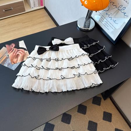 夏季新款半身裙女小个子洋气减龄蓬蓬裙高腰网纱蛋糕裙 服裝批發女裝批發服飾貨源