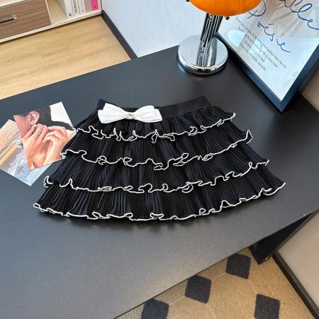 BY17472# 夏季新款半身裙女小个子洋气减龄蓬蓬裙高腰网纱蛋糕裙 服裝批發女裝批發服飾貨源