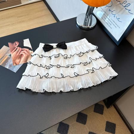 BY17472# 夏季新款半身裙女小个子洋气减龄蓬蓬裙高腰网纱蛋糕裙 服裝批發女裝批發服飾貨源