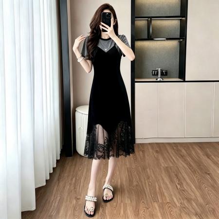 蕾丝时尚夏日轻奢简约舒适感设计...