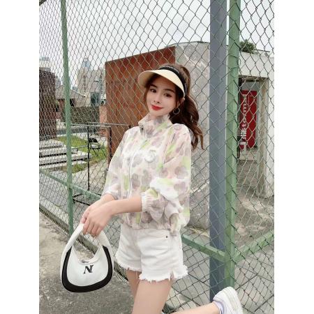 BY17512# 冰丝短款防晒衣女夏季小个子空调服新款户外透气开衫薄款外套 服裝批發女裝批發服飾貨源