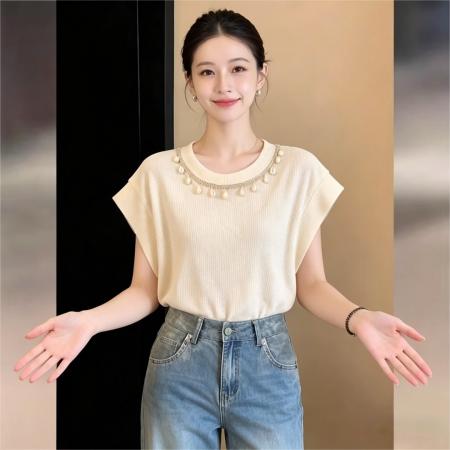 温柔衬衣休闲百搭短袖衬衫女夏季宽松上衣 服裝批發女裝批發服飾貨源