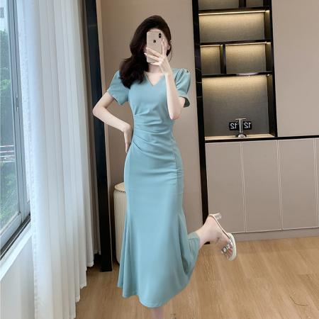 网红爆款时尚连衣裙夏季新款高级...