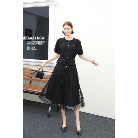 新款时尚百搭宽松显瘦洋气连衣裙...