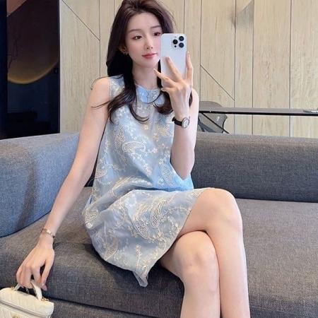 夏天新款流行爆款巨好看气质法式...