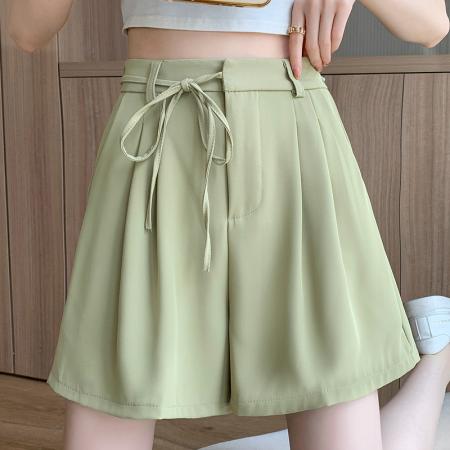 夏新款设计感遮胯A字阔腿裤西装裤百搭休闲短裤 服裝批發女裝批發服飾貨源