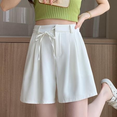 夏新款设计感遮胯A字阔腿裤西装裤百搭休闲短裤 服裝批發女裝批發服飾貨源