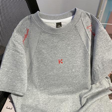 曼巴棉短袖t恤男女潮牌情侣装夏季正肩宽松圆领上衣 服裝批發女裝批發服飾貨源