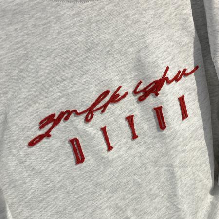 BY17746# 32支双纱纯棉短袖t恤女装夏新款刺绣花中长宽松圆领上衣 服裝批發女裝批發服飾貨源