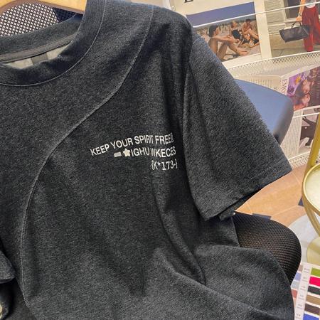 曼巴棉短袖t恤男夏新款宽松潮正肩印花圆领上衣女装 服裝批發女裝批發服飾貨源