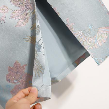 大码新款夏季爆款国风高腰显瘦开叉垂感A字包臀裙 服裝批發女裝批發服飾貨源