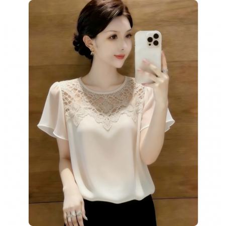 BY17989# 简约通勤个性舒适时尚设计百搭欧货夏季新款上衣女 服裝批發女裝批發服飾貨源