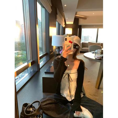 BY18023# 孔真烦呐日落原野集蕾丝抹胸背心女外穿纯欲辣妹内搭无袖上衣 服裝批發女裝批發服飾貨源