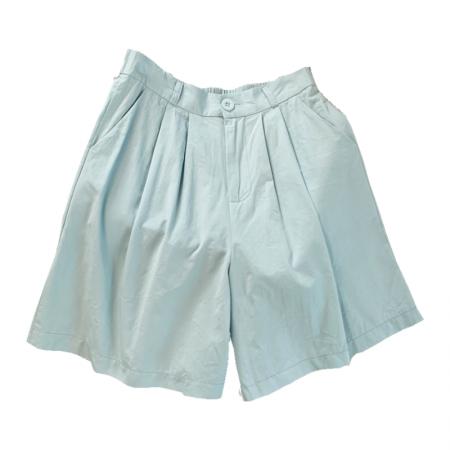 BY18026# 夏季新款洗水棉简版休闲短裤女高腰A字百搭阔腿五分热裤 服裝批發女裝批發服飾貨源