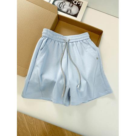 BY18028# 夏季新款简约休闲运动短裤女宽松透气百搭阔腿五分热裤 服裝批發女裝批發服飾貨源