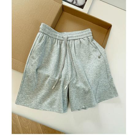 BY18028# 夏季新款简约休闲运动短裤女宽松透气百搭阔腿五分热裤 服裝批發女裝批發服飾貨源
