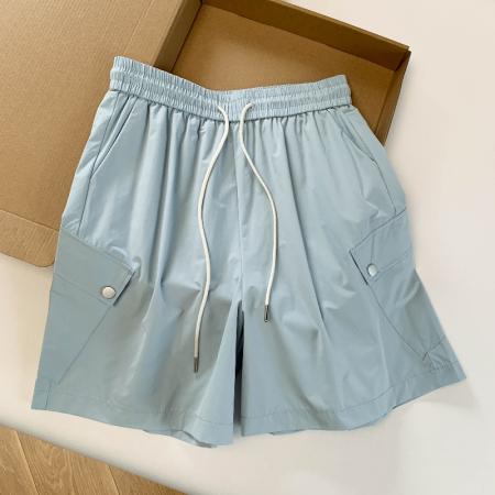 BY18029# 夏季新款美式冰丝工装短裤女宽松百搭透气休闲五分运动裤 服裝批發女裝批發服飾貨源