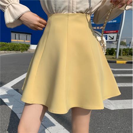 BY18064# 春夏韩版新款糖果多色高腰显瘦百搭蓬蓬裙A字半身裙女 服裝批發女裝批發服飾貨源