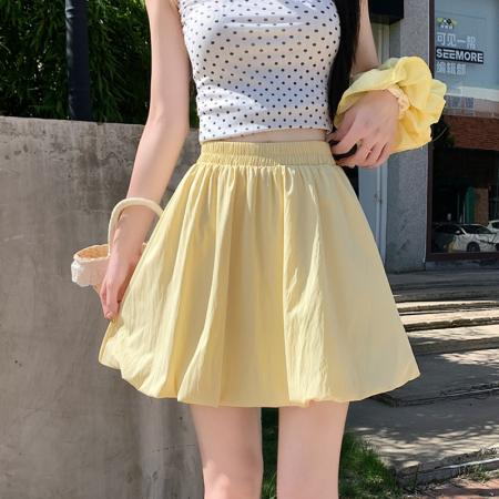 BY18072# 春夏多巴胺六色半身裙花苞南瓜安全裤半身短裙女 服裝批發女裝批發服飾貨源