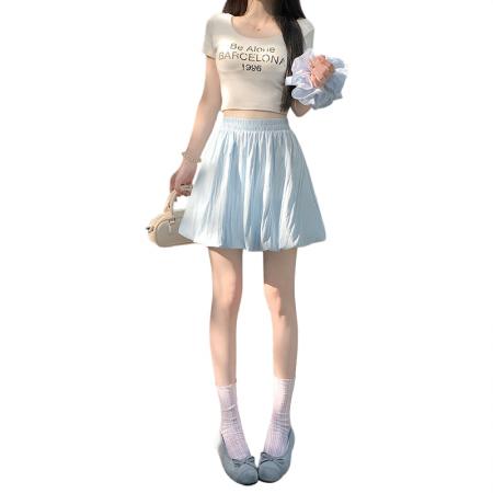 BY18072# 春夏多巴胺六色半身裙花苞南瓜安全裤半身短裙女 服裝批發女裝批發服飾貨源