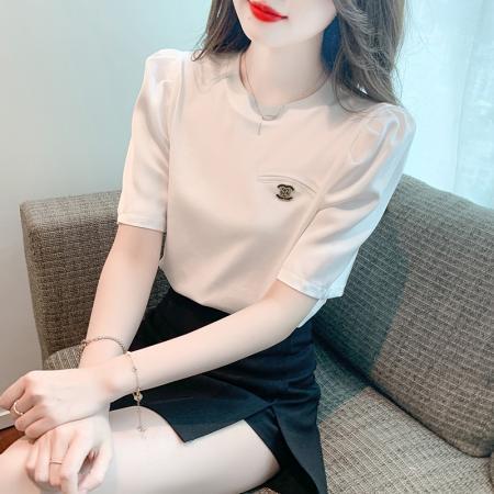 BY18102# 夏季新款上衣T简约时尚女上衣 服裝批發女裝批發服飾貨源