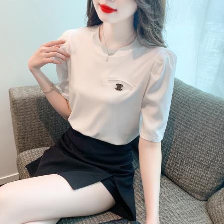 BY18102# 夏季新款上衣T简约时尚女上衣 服裝批發女裝批發服飾貨源