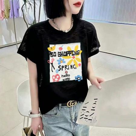 BY18127# 竹节棉夏季新...