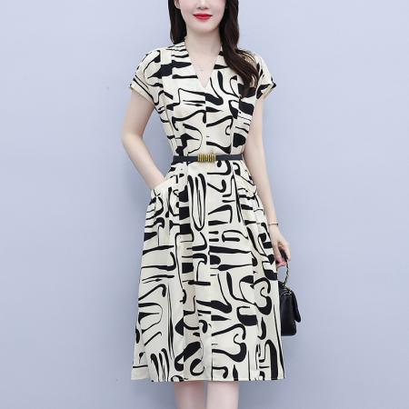 BY18148# 新款女夏季流行爆款气质名媛减龄高级感  服裝批發女裝批發服飾貨源