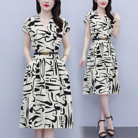 BY18148# 新款女夏季流行爆款气质名媛减龄高级感  服裝批發女裝批發服飾貨源